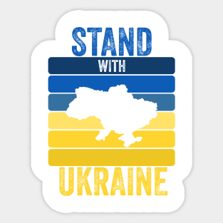 Stand with Ukraine Sticker